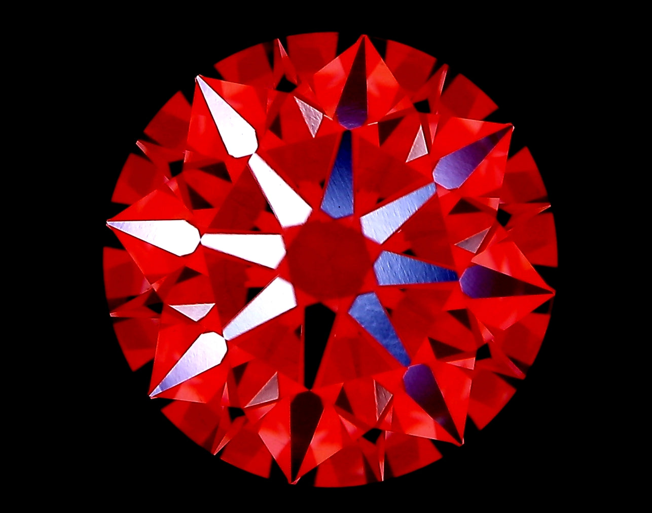 3.28 Carat Round Brilliant Cut Hearts and Arrows Lab Diamond